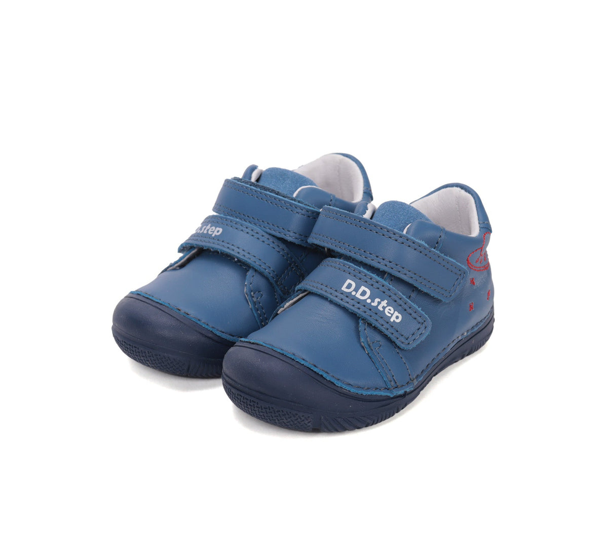 D.D.Step pantofi baieti piele 20-25 Royal Blue cu OZN Imagine principală a produsului