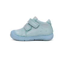 D.D.Step pantofi baieti piele 20-25 Turquise cu OZN