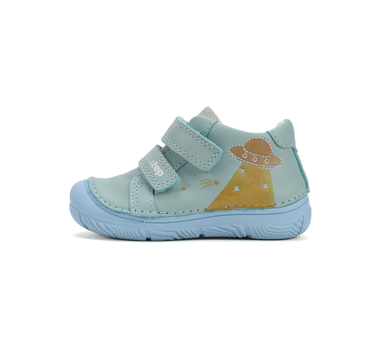D.D.Step pantofi baieti piele 20-25 Turquise cu OZN