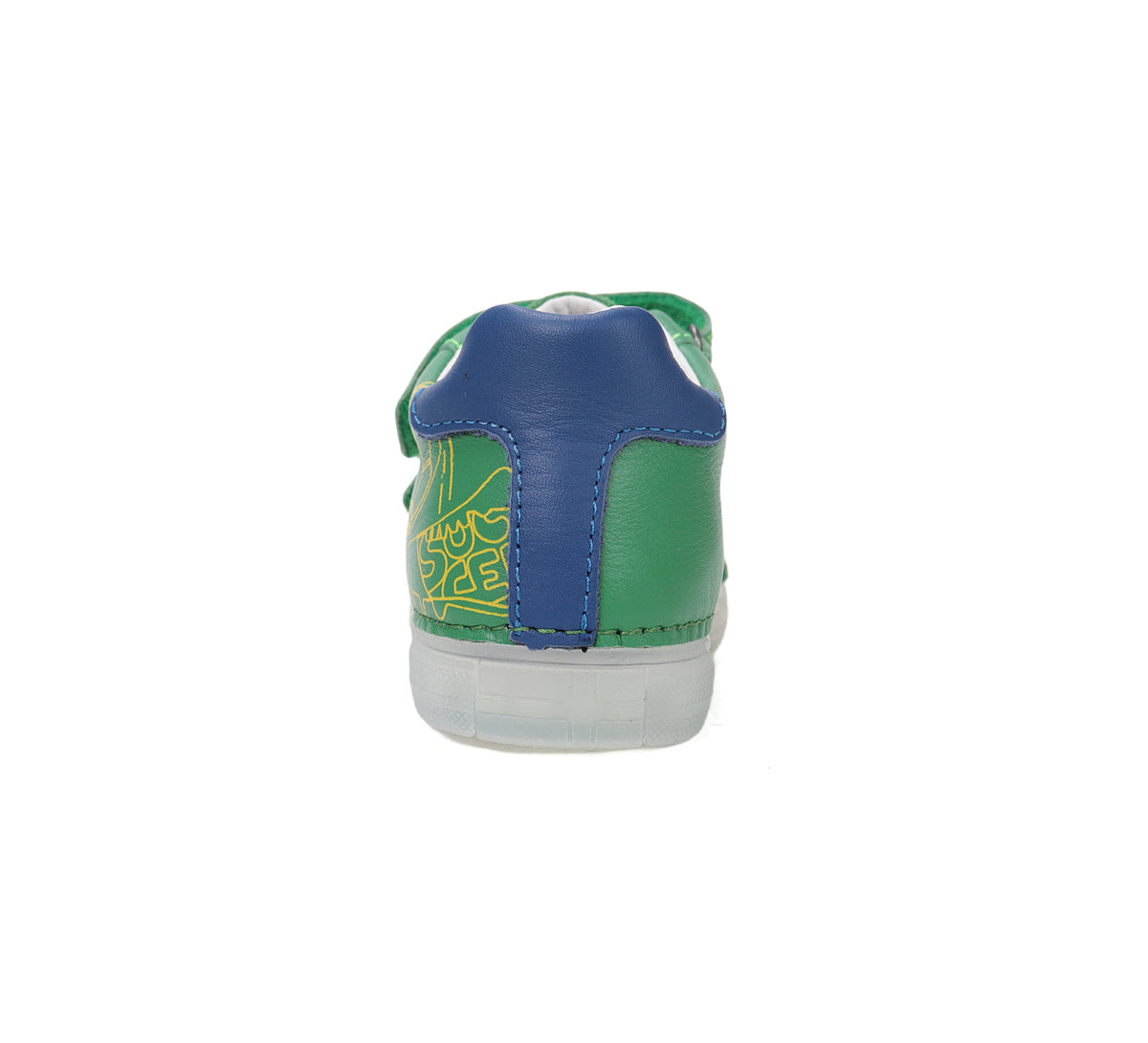 D.D.Step pantofi baieti piele 25-30 Moss Green fotbal