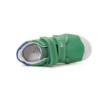 D.D.Step pantofi baieti piele 25-30 Moss Green fotbal