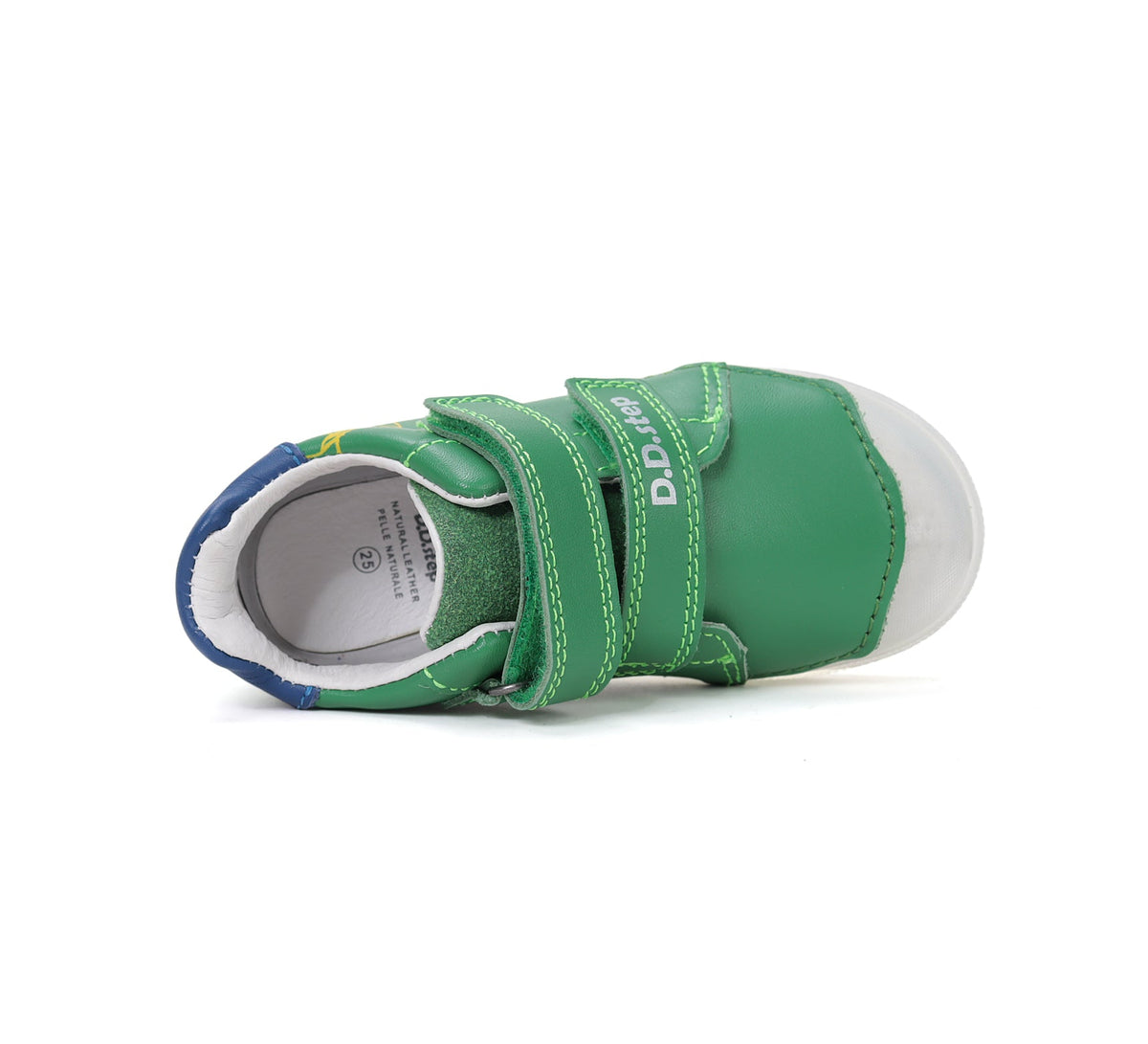 D.D.Step pantofi baieti piele 25-30 Moss Green fotbal