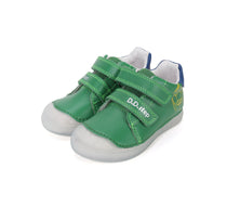 D.D.Step pantofi baieti piele 25-30 Moss Green fotbal