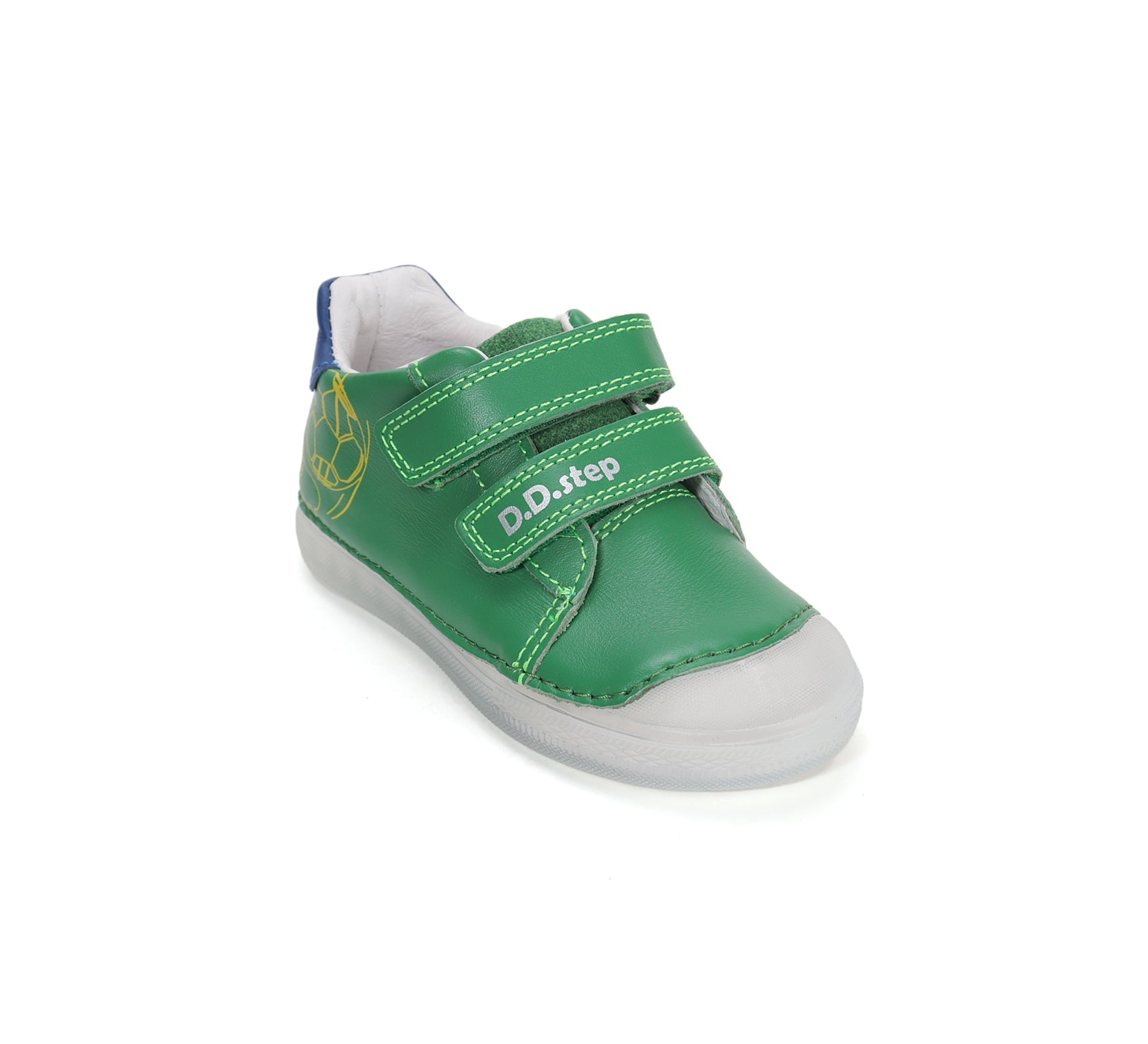 D.D.Step pantofi baieti piele 25-30 Moss Green fotbal Imagine secundară a produsului