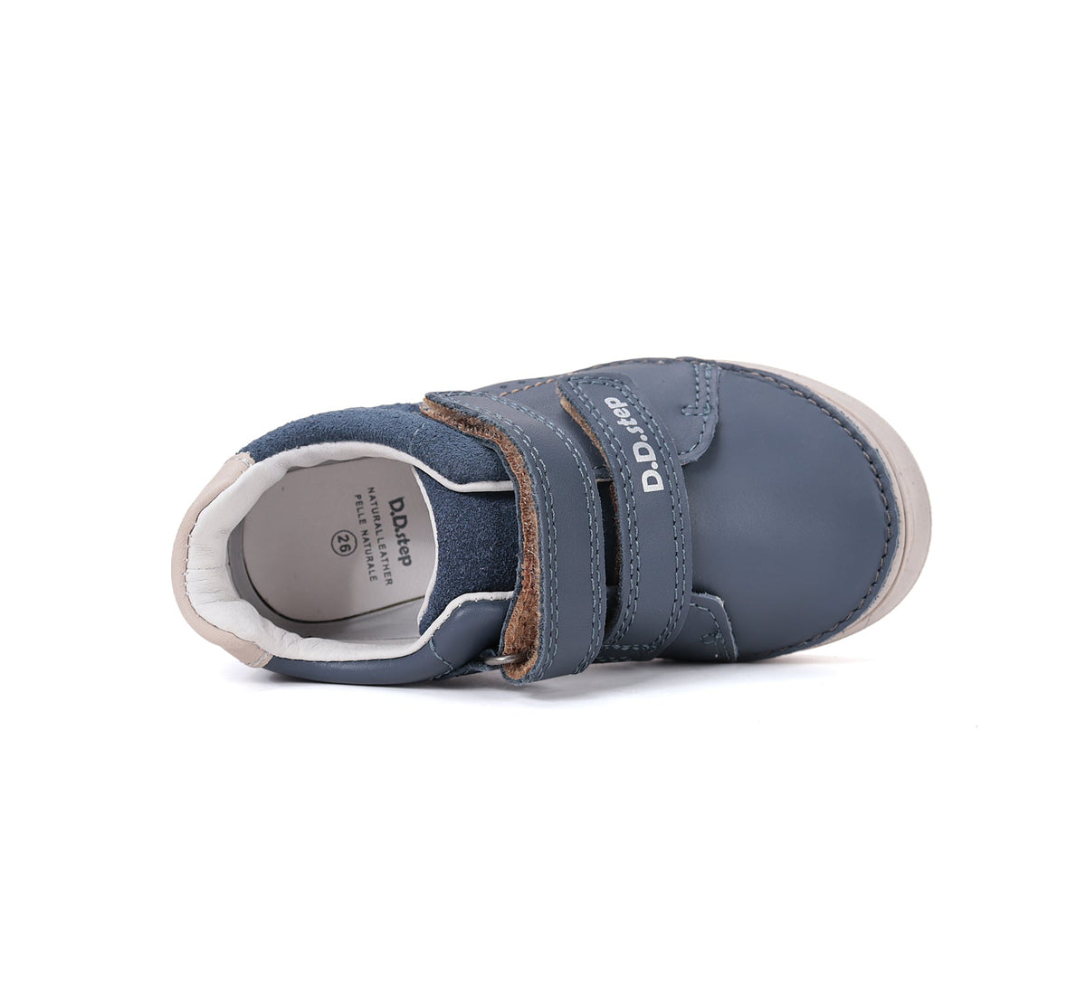 D.D.Step pantofi baieti piele 26-31 Royal Blue