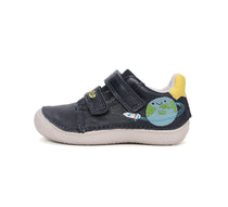 D.D.Step pantofi baieti Ponte20 supinati 30-35 Royal Blue cu planeta