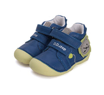 D.D.Step pantofi baieti Primii Pasi 18-24 Bermuda Blue cu leu