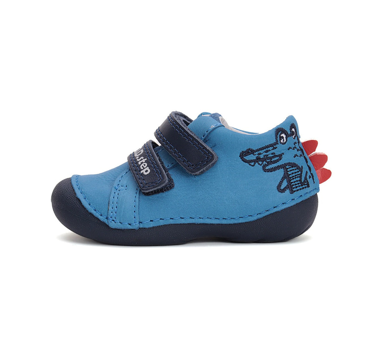 D.D.Step pantofi baieti Primii Pasi 18-24 Calypso Sky  cu crocodil