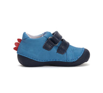 D.D.Step pantofi baieti Primii Pasi 18-24 Calypso Sky  cu crocodil