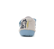 D.D.Step pantofi baieti Primii Pasi 18-24 White cu crocodil