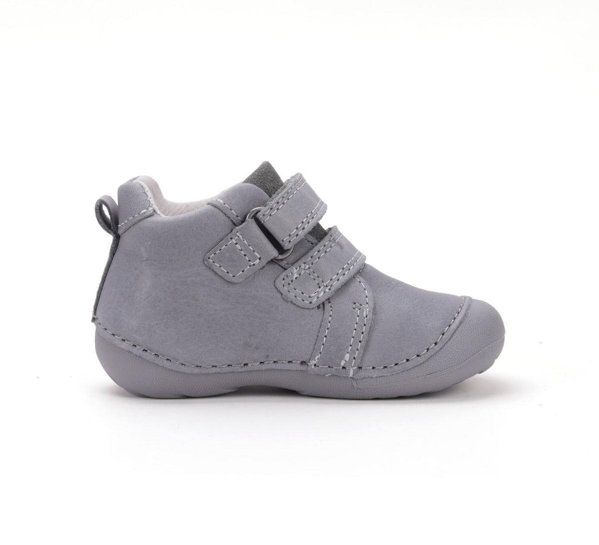 D.D.Step pantofi baieti Primii Pasi 19-24 Dark Grey cu calut