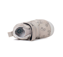 D.D.Step pantofi baieti Primii pasi 19-24 Dove Grey cu masini
