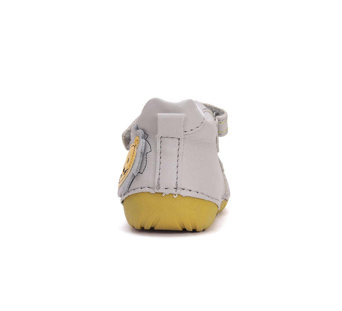 D.D.Step pantofi baieti Primii Pasi 19-24 Light Grey cu leu