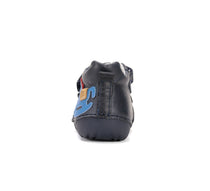 D.D.Step pantofi baieti Primii Pasi 19-24 Royal Blue cu calut