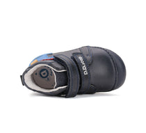 D.D.Step pantofi baieti Primii Pasi 19-24 Royal Blue cu calut