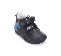 D.D.Step pantofi baieti Primii Pasi 19-24 Royal Blue cu calut