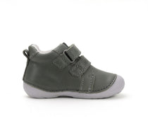 D.D.Step pantofi baieti Primii Pasi 20-24 Khaki cu girafa