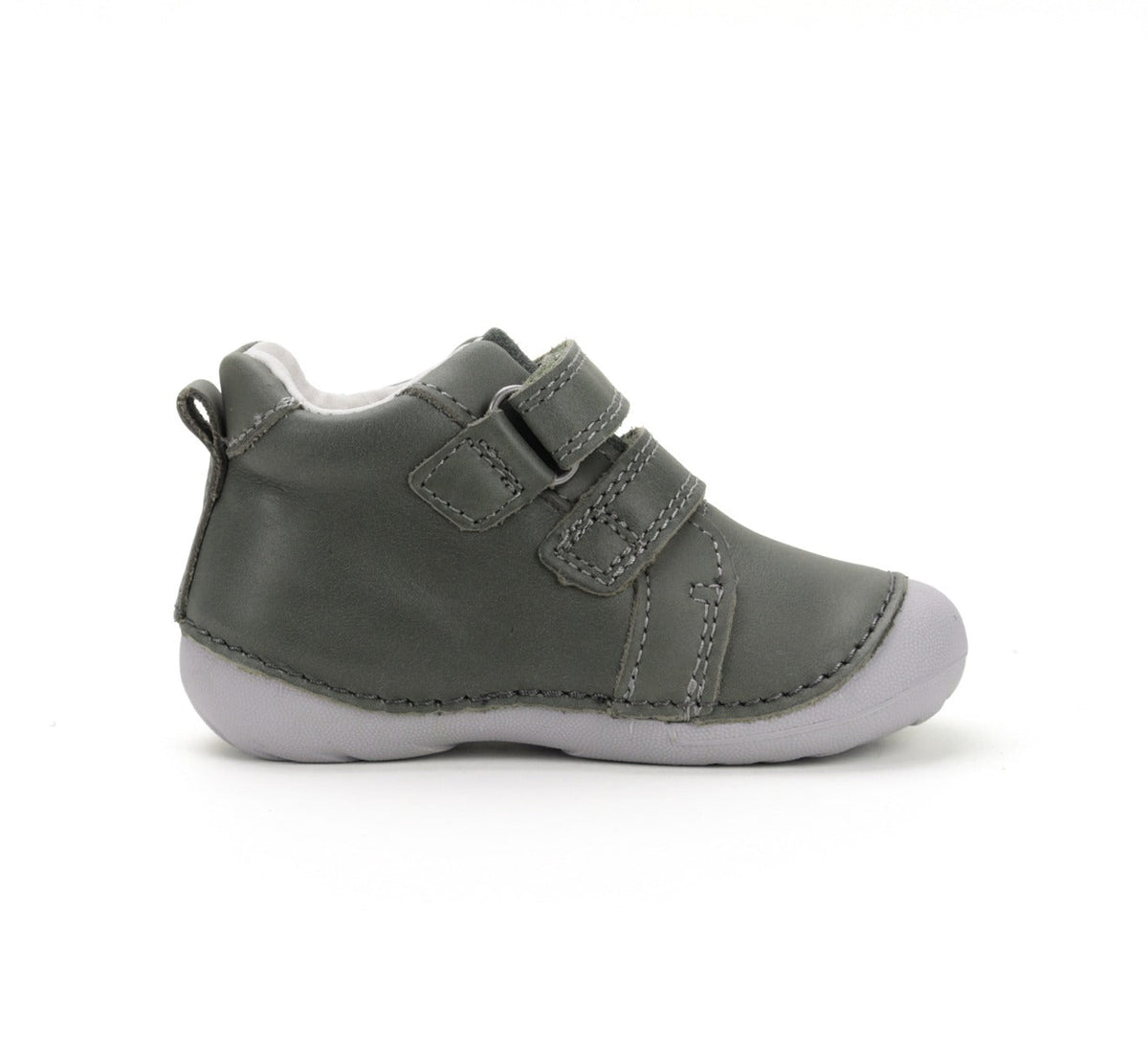 D.D.Step pantofi baieti Primii Pasi 20-24 Khaki cu girafa