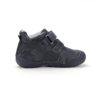 D.D.Step pantofi baieti Primii Pasi 20-24 Royal Blue cu girafa