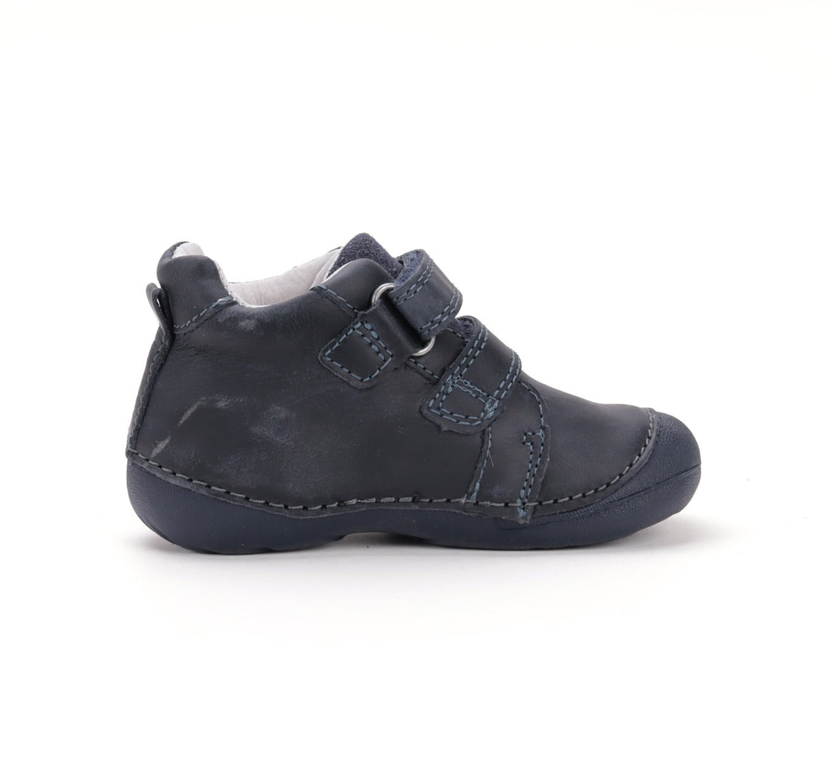 D.D.Step pantofi baieti Primii Pasi 20-24 Royal Blue cu girafa