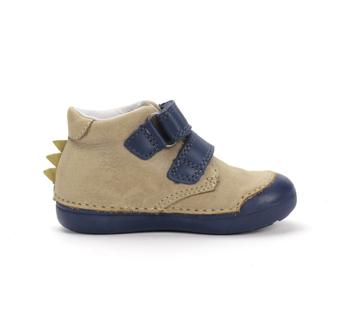 D.D.Step pantofi baieti Primii Pasi 20-25 Cream cu crocodil