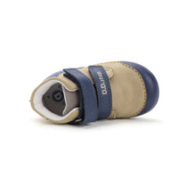 D.D.Step pantofi baieti Primii Pasi 20-25 Cream cu crocodil