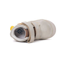 D.D.Step pantofi baieti Primii pasi 20-25 Cream cu elefant