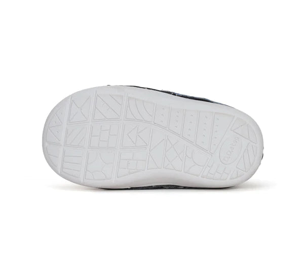 D.D.Step pantofi baieti Primii pasi 20-25 Grey cu vapor