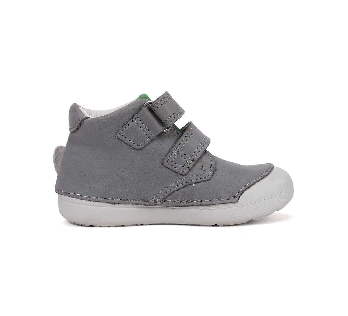 D.D.Step pantofi baieti Primii pasi 20-25 Marina Grey cu elefant