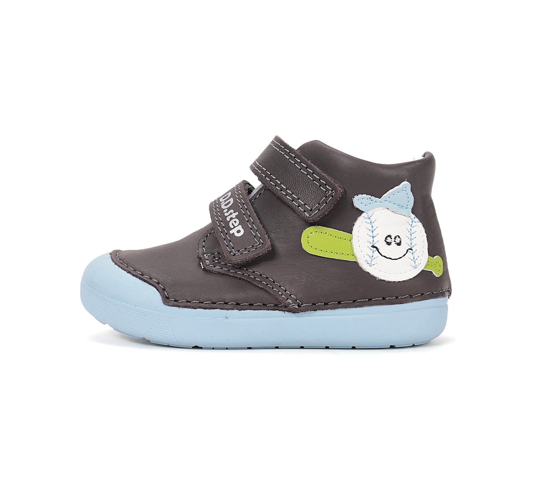 D.D.Step pantofi baieti Primii pasi 20-25 Marine Grey baseball Imagine secundară a produsului