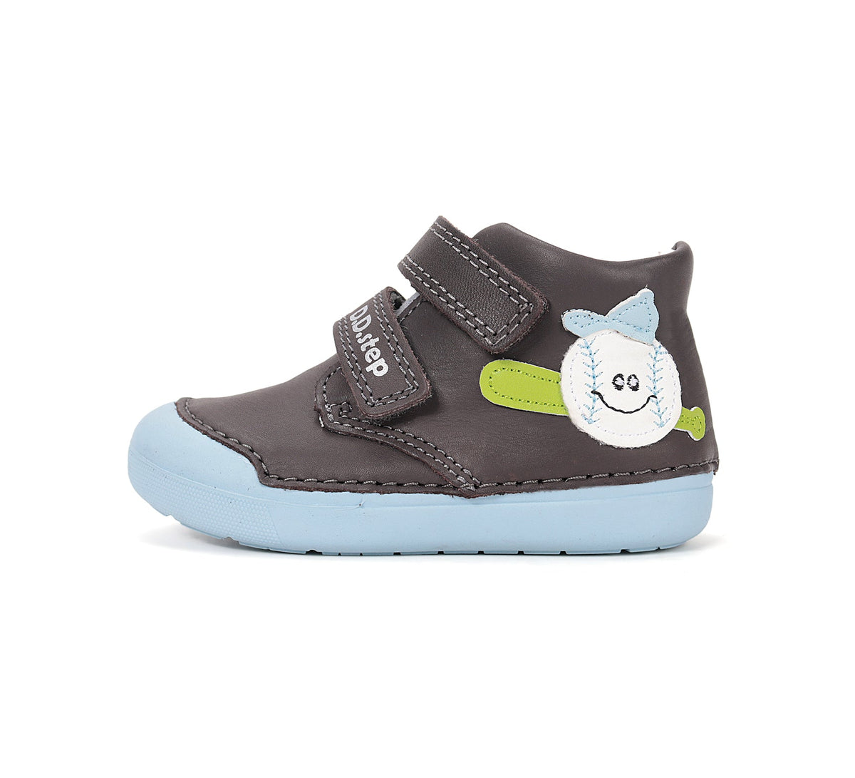 D.D.Step pantofi baieti Primii pasi 20-25 Marine Grey baseball