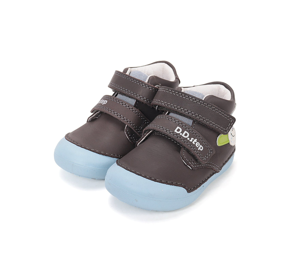 D.D.Step pantofi baieti Primii pasi 20-25 Marine Grey baseball Imagine principală a produsului