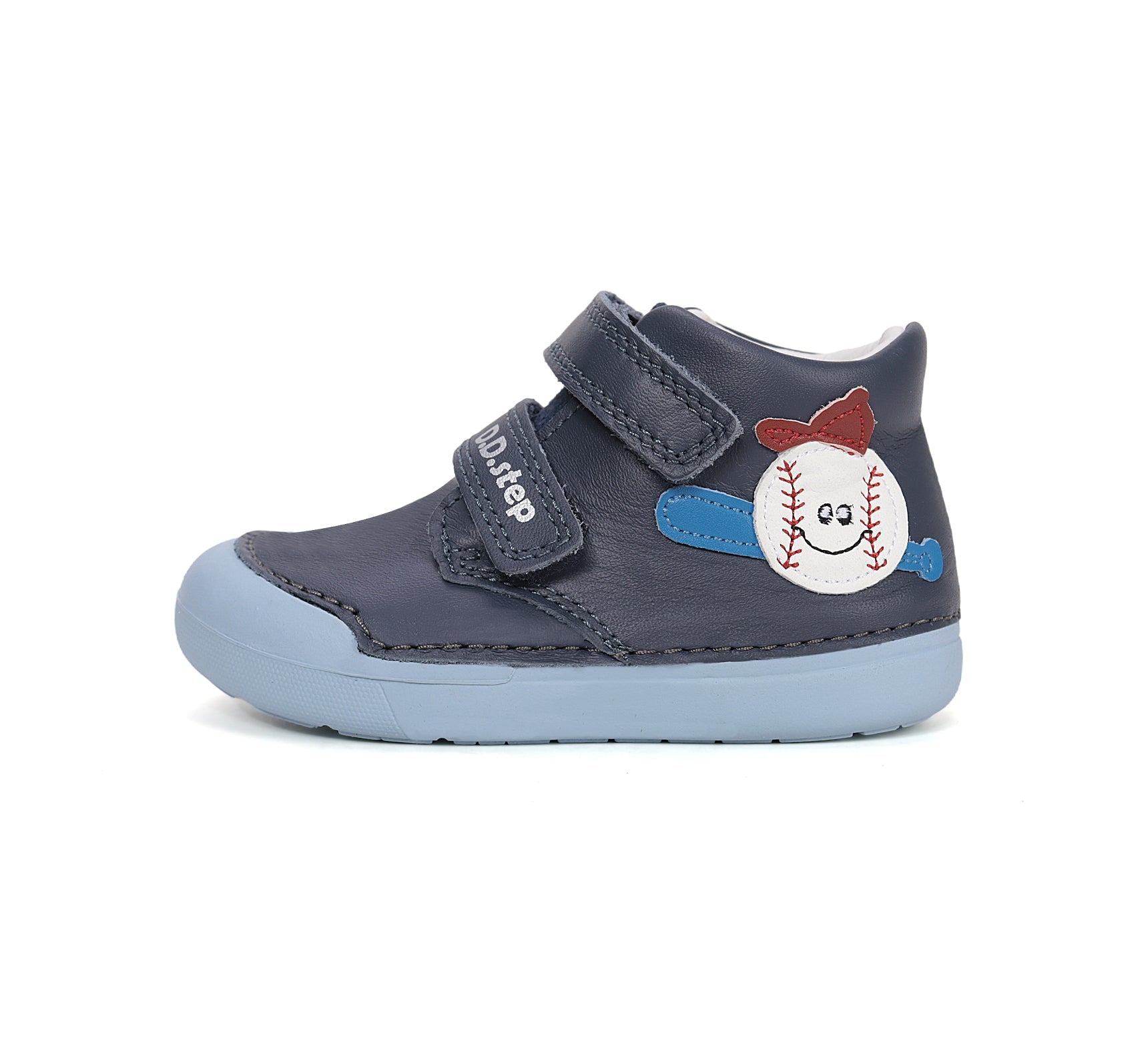D.D.Step pantofi baieti Primii pasi 20-25 Royal Blue baseball Imagine secundară a produsului