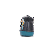 D.D.Step pantofi baieti Primii Pasi 20-25 Royal Blue cu papagal