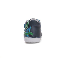 D.D.Step pantofi baieti Primii Pasi 20-25 Royal Blue cu sarpe