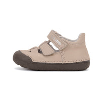 D.D.Step pantofi baieti Primii pasi decupati 20-25 Cream