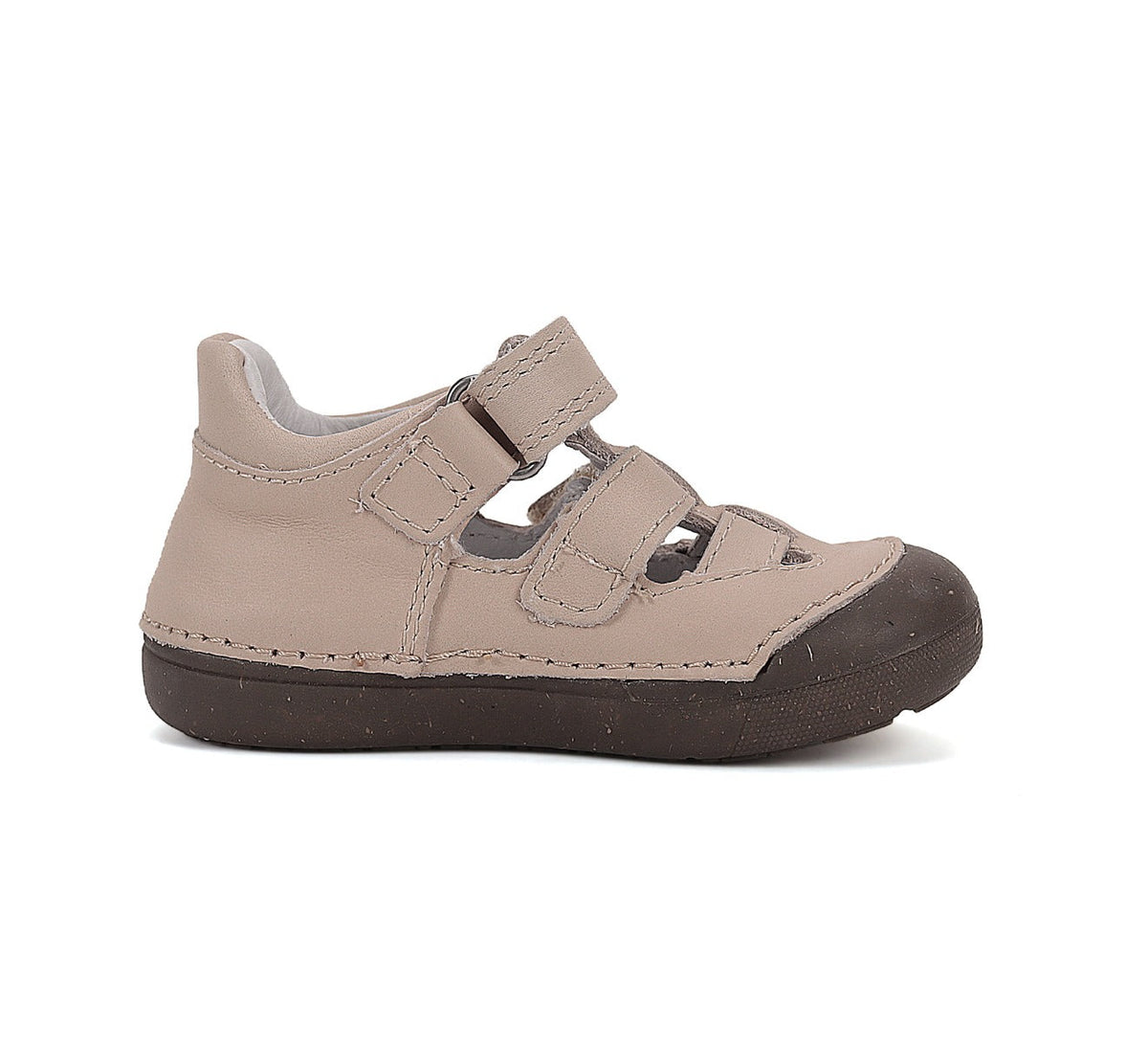 D.D.Step pantofi baieti Primii pasi decupati 20-25 Cream