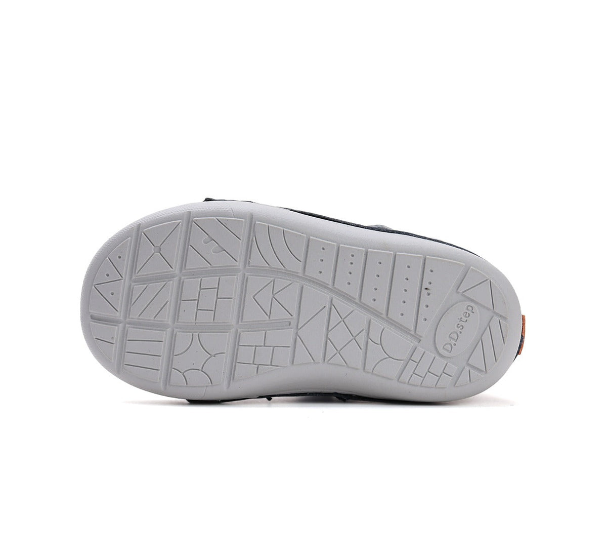 D.D.Step pantofi baieti Primii pasi decupati 20-25 Roya Blue cu crocodil