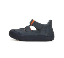 D.D.Step pantofi baieti Primii pasi decupati 20-25 Royal Blue