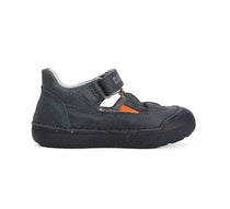 D.D.Step pantofi baieti Primii pasi decupati 20-25 Royal Blue