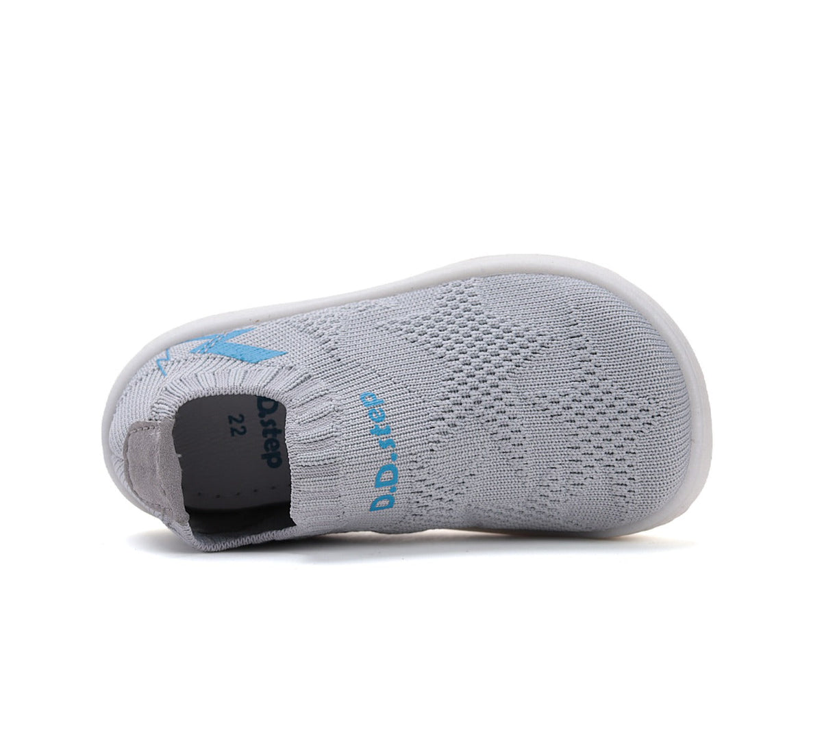 D.D.Step pantofi baieti slip-on Barefoot 22-27 Light Grey