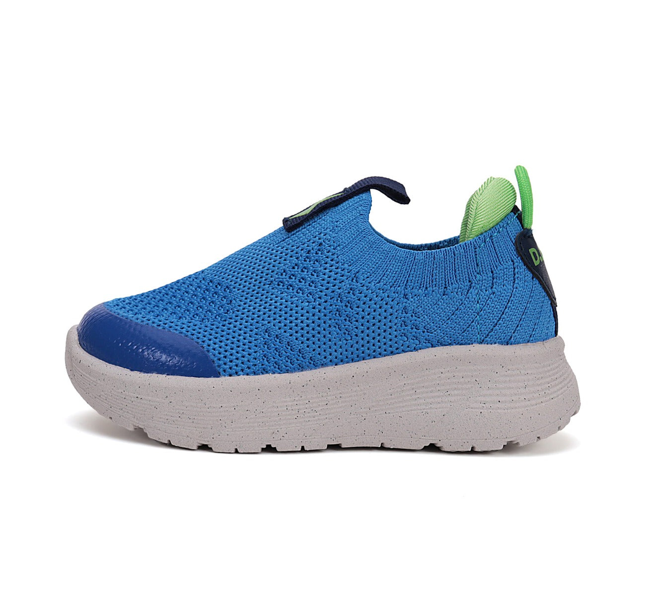 D.D.Step pantofi baieti sport 22-27 Calypso Sky cu verde neon Imagine secundară a produsului