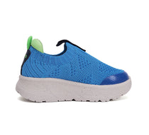 D.D.Step pantofi baieti sport 28-33 Calypso Sky cu verde neon