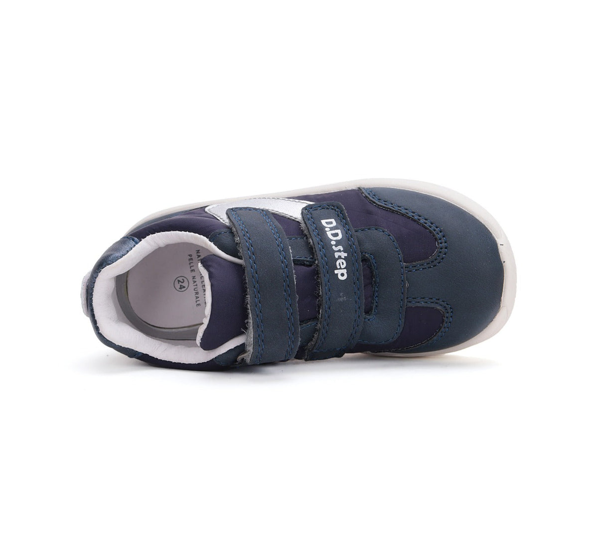 D.D.Step pantofi baieti sport 22-27 Royal Blue cu V