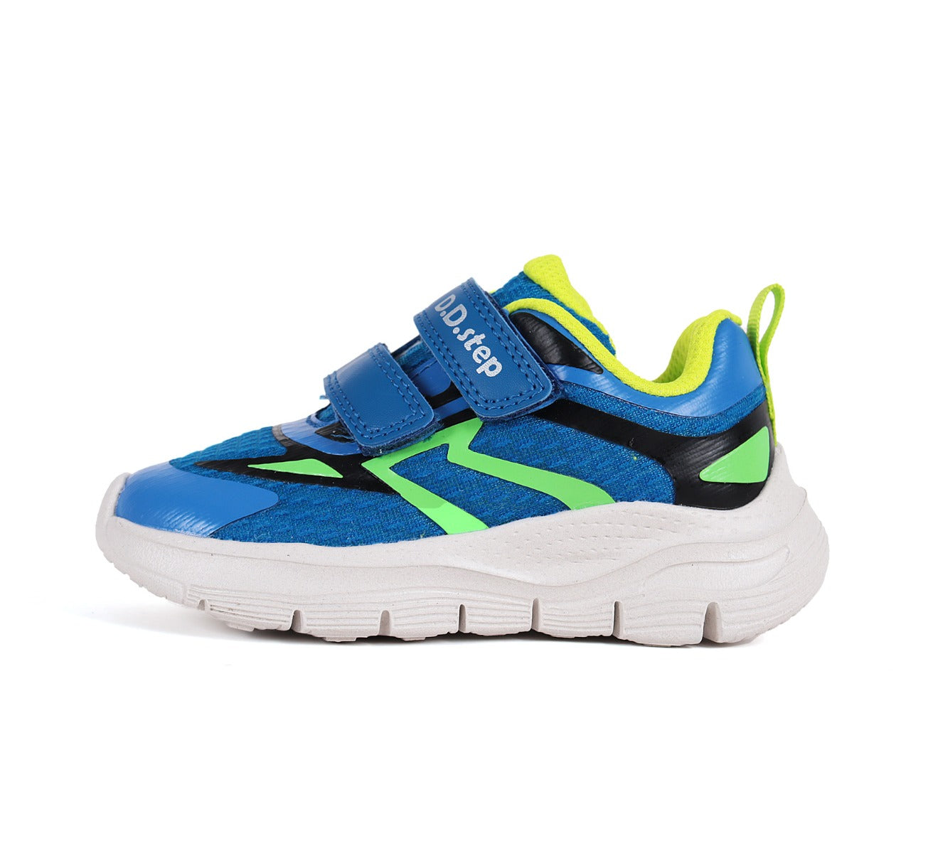 D.D.Step pantofi baieti sport 30-35, Bermuda Blue cu verde neon Imagine secundară a produsului