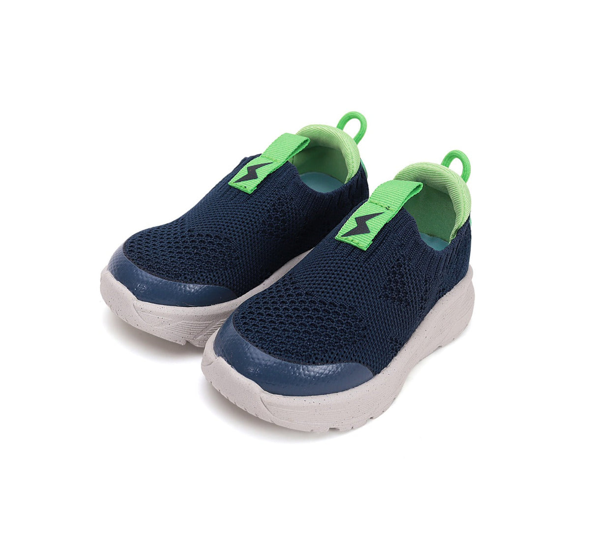 D.D.Step pantofi baieti sport 28-33 Royal Blue cu verde neon Imagine principală a produsului
