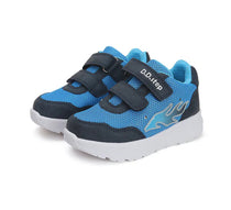 D.D.Step pantofi baieti sport cu LED 20-25, Flame Bermuda Blue