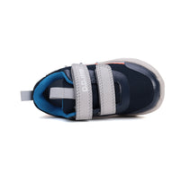 D.D.Step pantofi baieti sport cu LED 22-27 Royal Blue cu valuri