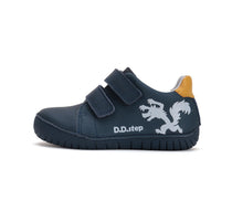 D.D.Step pantofi baieti Sun Reactive 25-30 Bermuda Blue cu lup