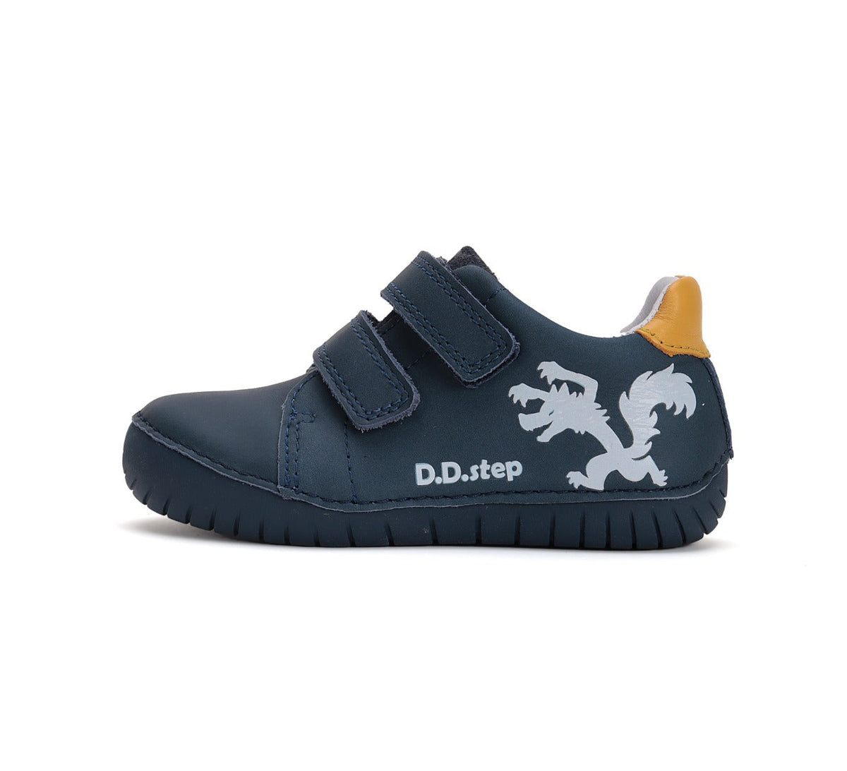D.D.Step pantofi baieti Sun Reactive 25-30 Bermuda Blue cu lup